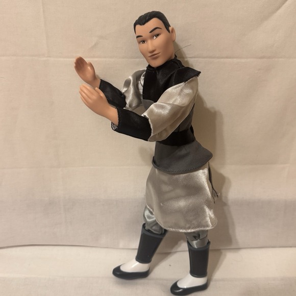 Disney Other - Disney Mulan Li Shang Classic Prince Doll Figure Chinese Warrior 12"